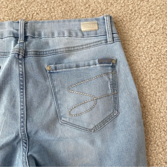 Seven7 Women’s Tummyless High Rise Skinny Distressed Jeans Size 10 NWOT - Picture 11 of 12